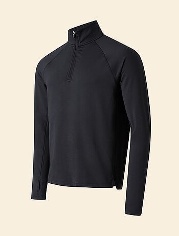 Gilet sportivo con collo a zip - (ekstract)