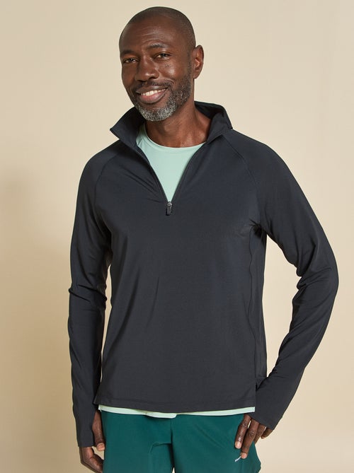 Gilet sportivo con collo a zip - (ekstract) - Kiabi