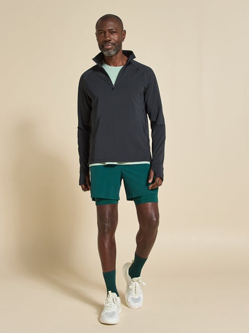 Gilet sportivo con collo a zip - (ekstract) - Kiabi