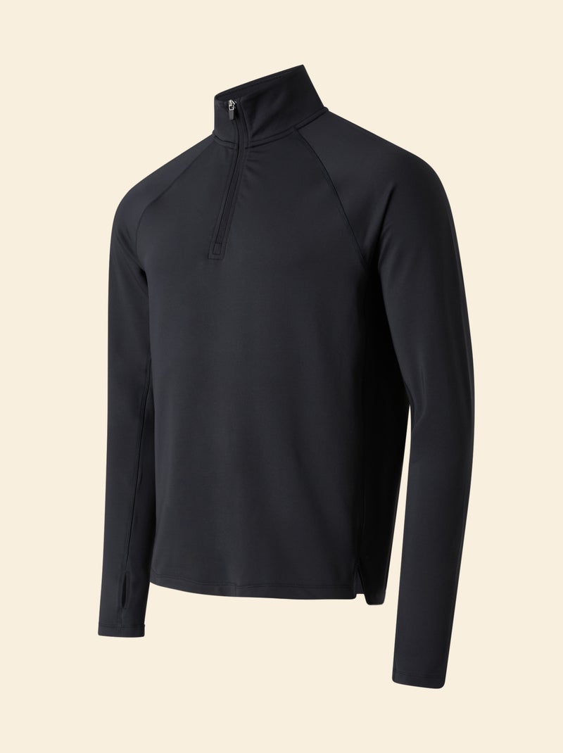 Gilet sportivo con collo a zip - (ekstract) Nero - Kiabi