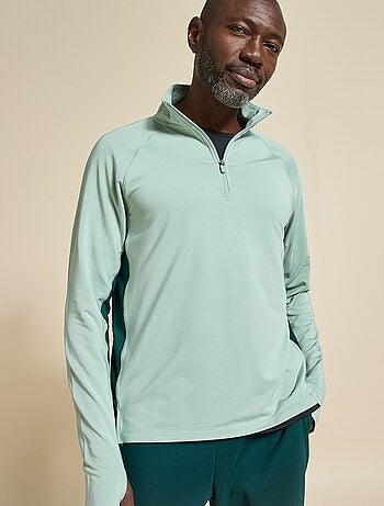 Gilet sportivo con collo a zip - (ekstract)