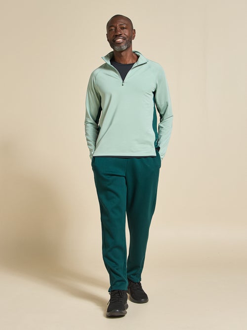 Gilet sportivo con collo a zip - (ekstract) - Kiabi