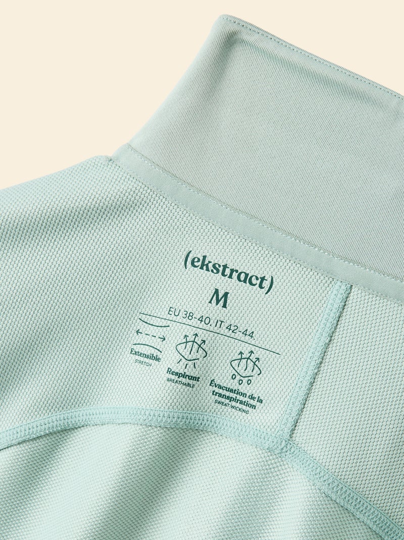 Gilet sportivo con collo a zip - (ekstract) Verde - Kiabi