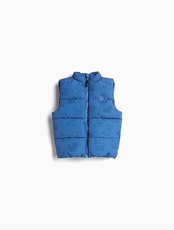 Gilet stampato, mo fashion