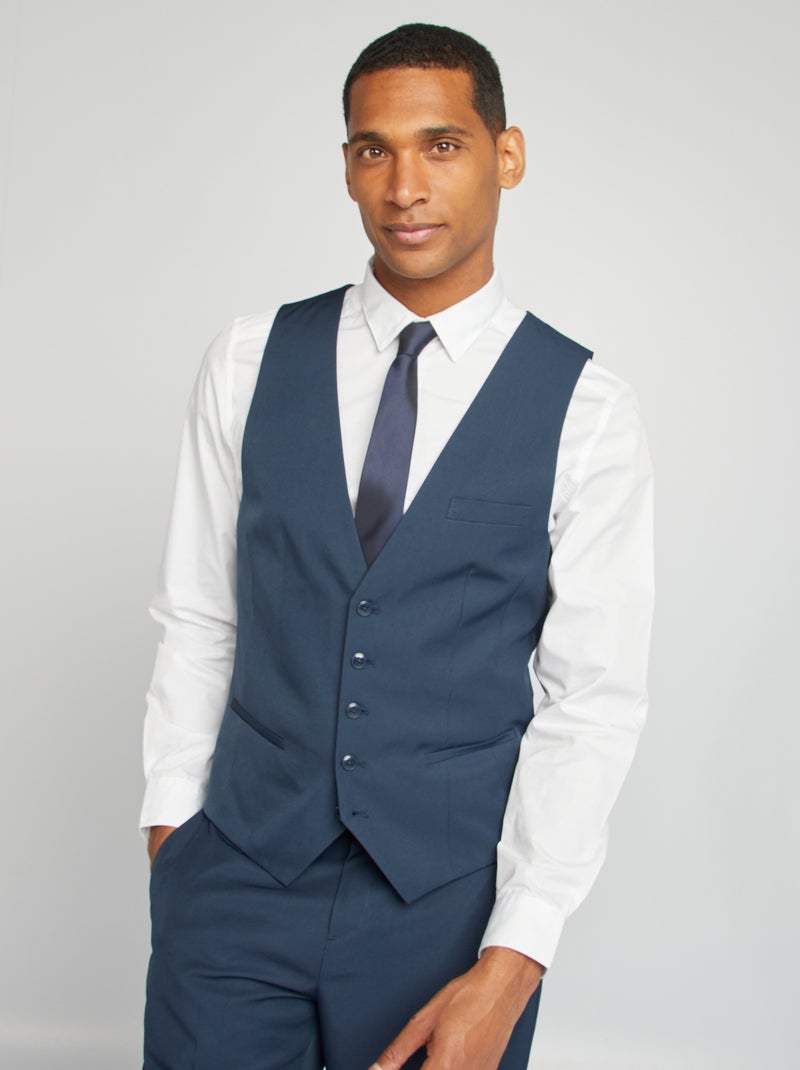 Gilet stile 'cameriere' blu - Kiabi