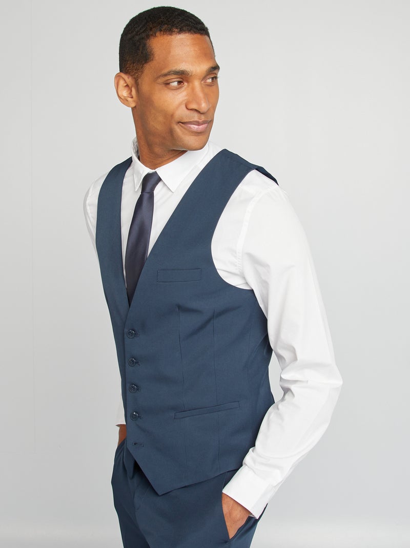 Gilet stile 'cameriere' blu - Kiabi