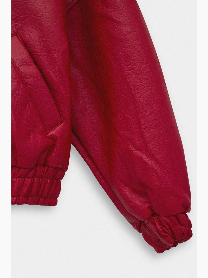 Gilet strutturato giesto Rosso bordeaux - Kiabi