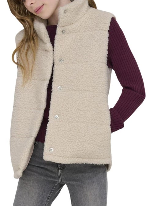 Gilet Teddy per Bambina - ONLY Kids - Kiabi Gilet Teddy per Bambina - ONLY Kids - Kiabi