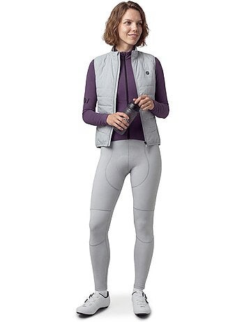 Gilet termico da ciclismo da donna ciclismo donna srx ultra warm-w gray