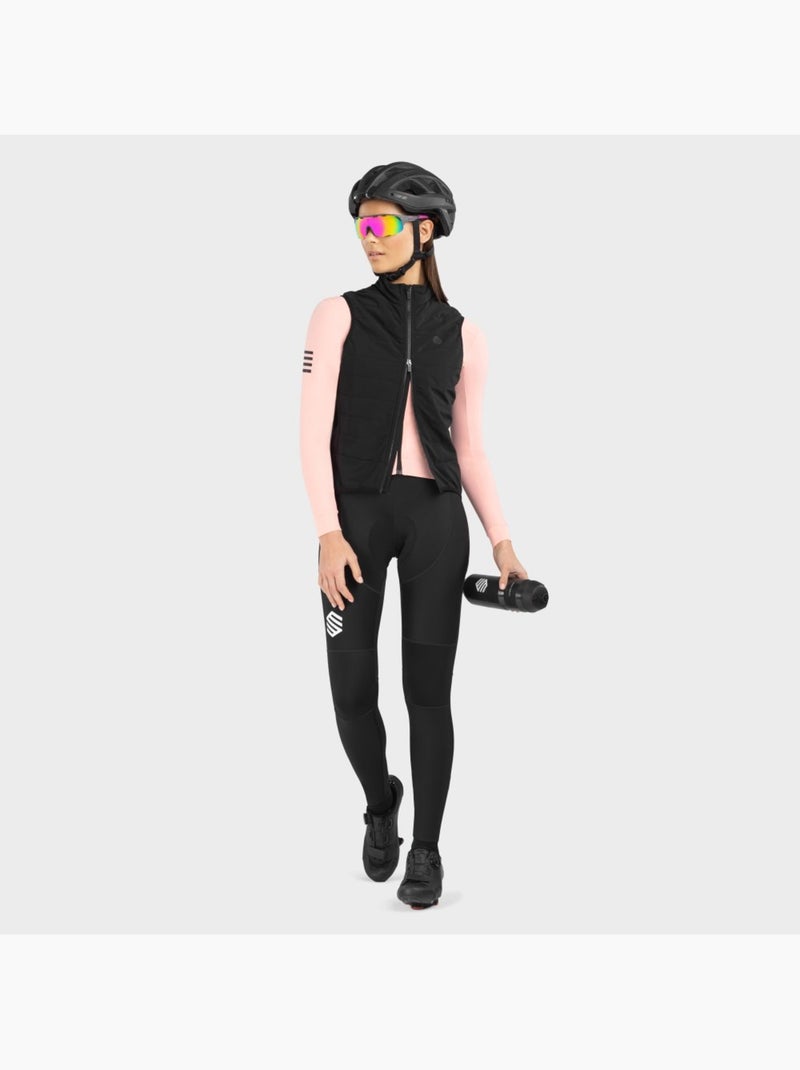 Gilet termico da ciclismo da donna ciclismo donna srx ultra warm-w Nero - Kiabi