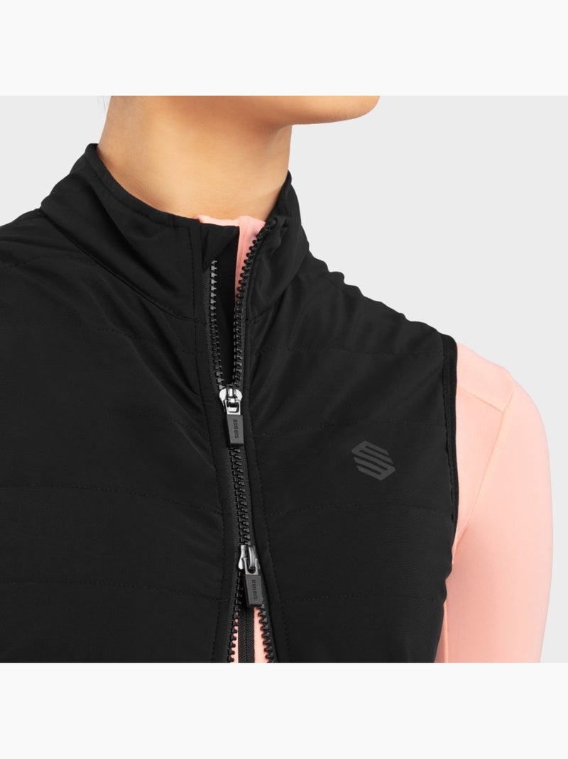 Gilet termico da ciclismo da donna ciclismo donna srx ultra warm-w Nero - Kiabi