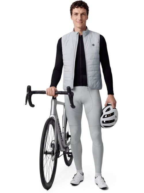 Gilet termico da ciclismo da uomo ciclismo uomo srx ultra warm gray - Kiabi