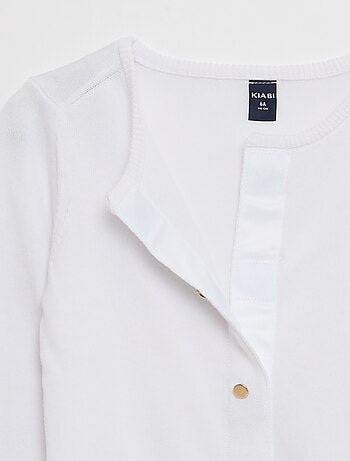 Gilet tinta unita con bottoni a pressione magnetici - collezione facile da indossare