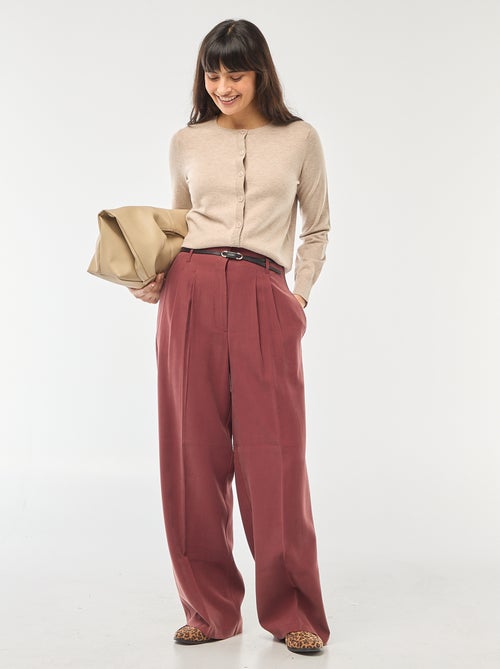 Gilet tinta unita con collo rotondo - Kiabi