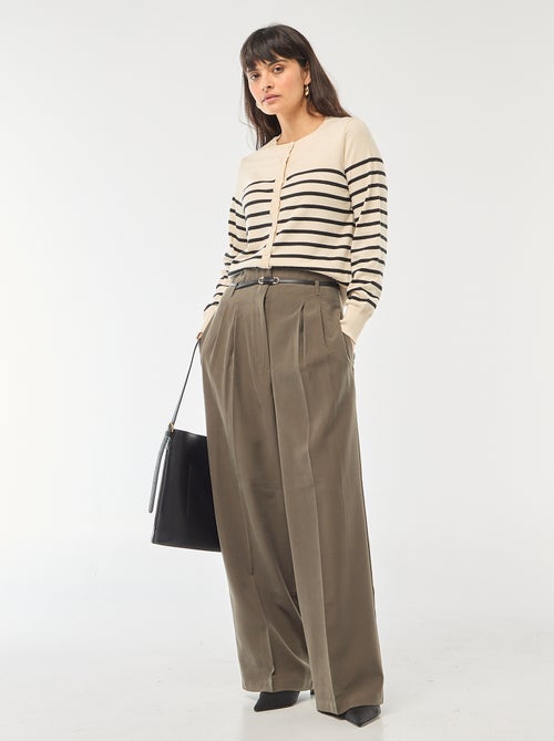 Gilet tinta unita con collo rotondo - Kiabi