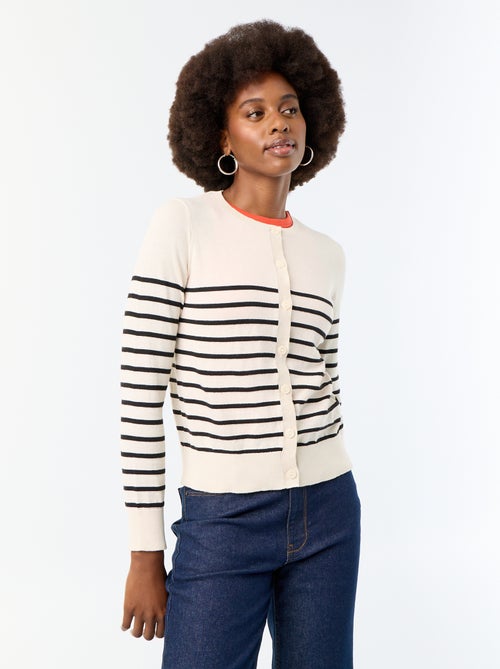 Gilet tinta unita con collo rotondo - Kiabi