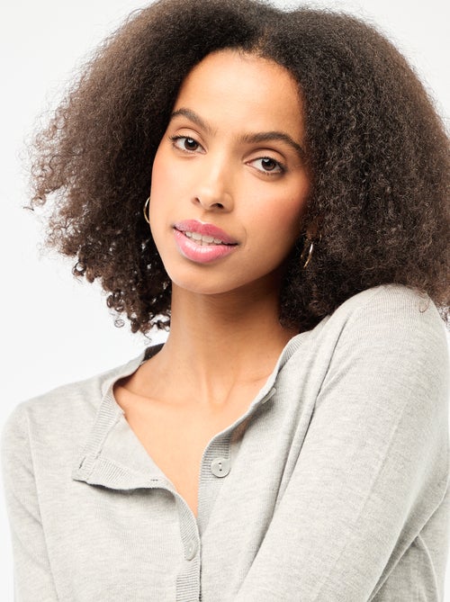 Gilet tinta unita con collo rotondo - Kiabi