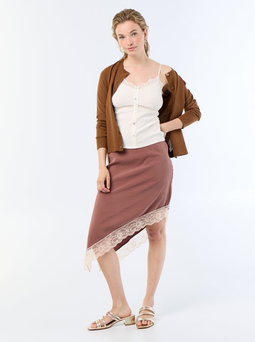 Gilet tinta unita con collo rotondo - Kiabi