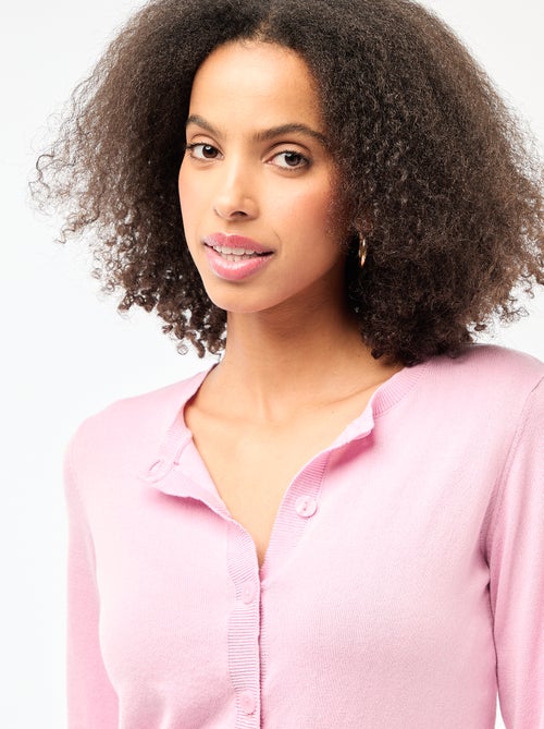 Gilet tinta unita con collo rotondo - Kiabi