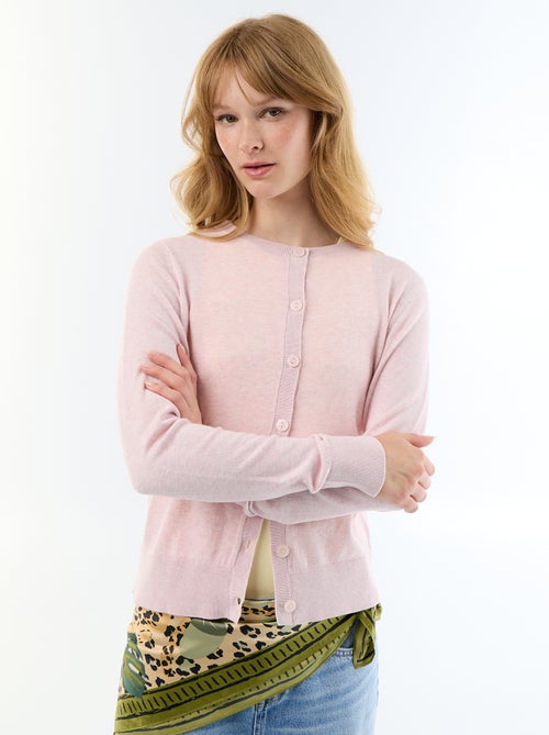 Gilet tinta unita con collo rotondo - Kiabi