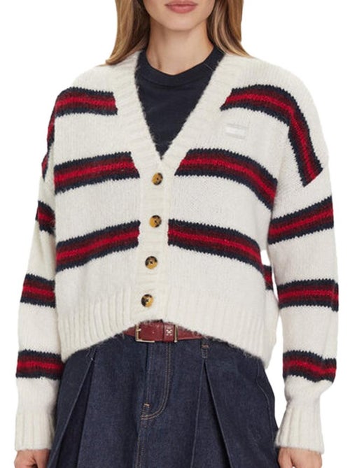 Gilet Tommy Hilfiger da Donna a Righe - Kiabi Gilet Tommy Hilfiger da Donna a Righe - Kiabi