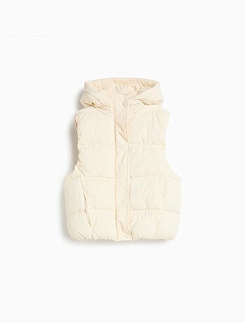 Gilet trapuntato con cappuccio, mo fashion
