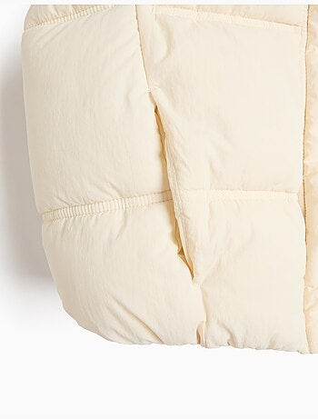 Gilet trapuntato con cappuccio, mo fashion