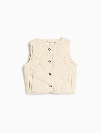 Gilet trapuntato in velluto a coste, mo fashion