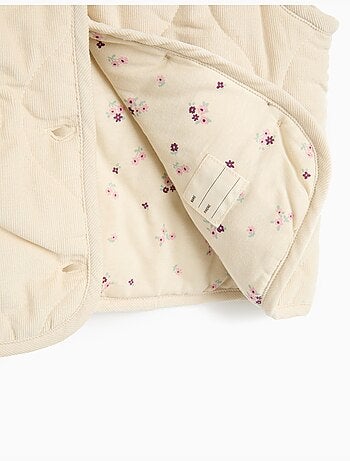 Gilet trapuntato in velluto a coste, mo fashion