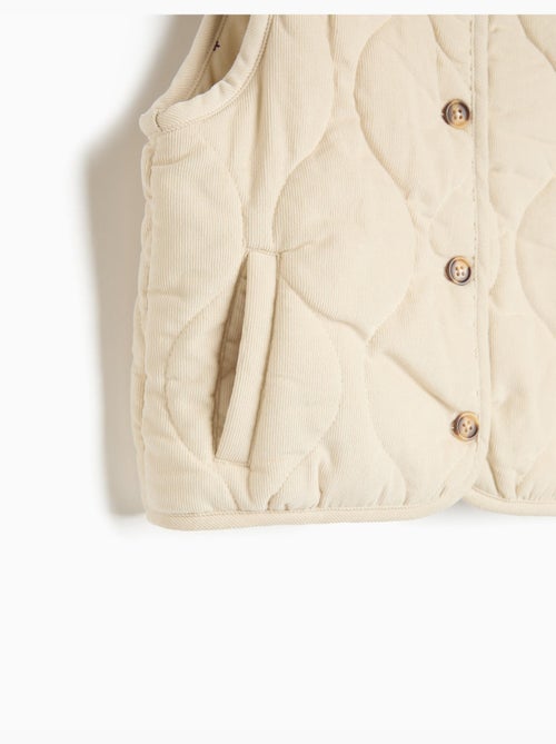 Gilet trapuntato in velluto a coste, mo fashion - Kiabi Gilet trapuntato in velluto a coste, mo fashion - Kiabi