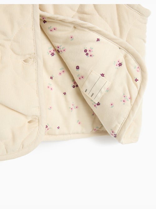 Gilet trapuntato in velluto a coste, mo fashion - Kiabi Gilet trapuntato in velluto a coste, mo fashion - Kiabi