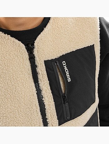 Gilet trapuntato reversibile in sherpa da donna lifestyle donna scape