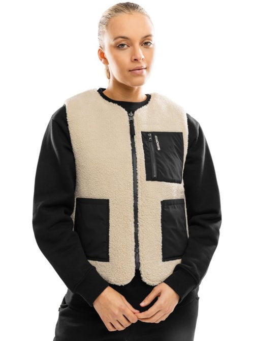 Gilet trapuntato reversibile in sherpa da donna lifestyle donna scape - Kiabi Gilet trapuntato reversibile in sherpa da donna lifestyle donna scape - Kiabi