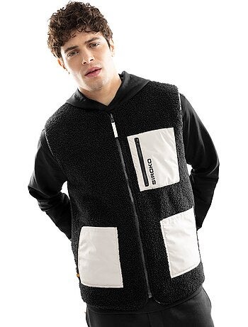 Gilet trapuntato reversibile in sherpa da uomo lifestyle uomo tromso
