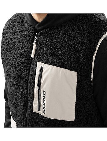 Gilet trapuntato reversibile in sherpa da uomo lifestyle uomo tromso