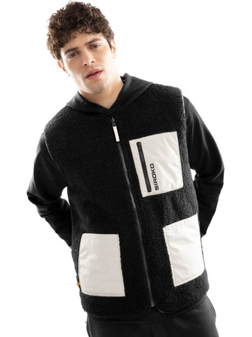 Gilet trapuntato reversibile in sherpa da uomo lifestyle uomo tromso - Kiabi