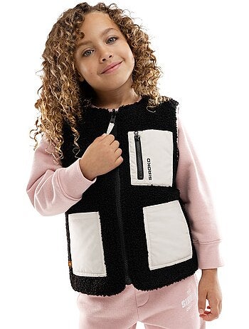 Gilet trapuntato reversibile in sherpa per bambine lifestyle bambini e bambine e
