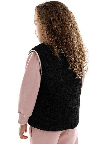 Gilet trapuntato reversibile in sherpa per bambine lifestyle bambini e bambine e