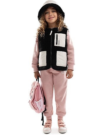 Gilet trapuntato reversibile in sherpa per bambine lifestyle bambini e bambine e