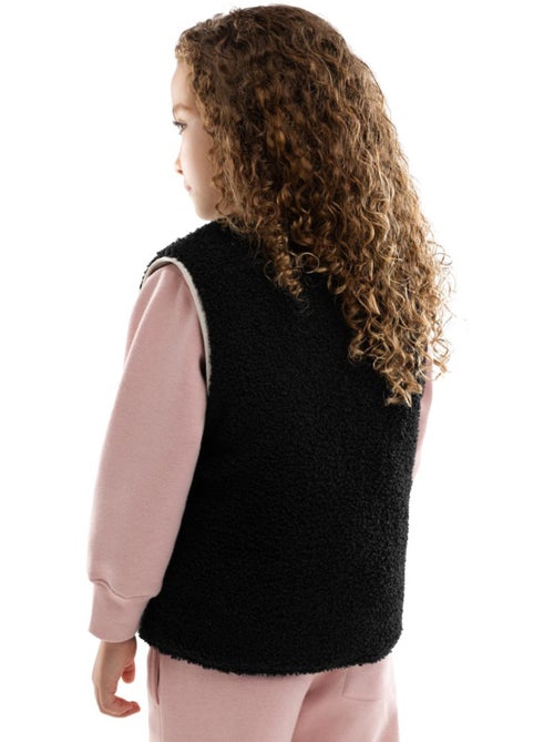 Gilet trapuntato reversibile in sherpa per bambine lifestyle bambini e bambine e - Kiabi Gilet trapuntato reversibile in sherpa per bambine lifestyle bambini e bambine e - Kiabi