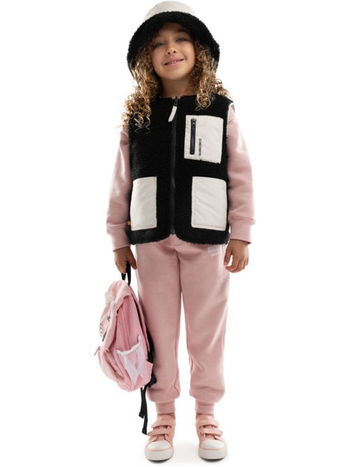 Gilet trapuntato reversibile in sherpa per bambine lifestyle bambini e bambine e - Kiabi Gilet trapuntato reversibile in sherpa per bambine lifestyle bambini e bambine e - Kiabi