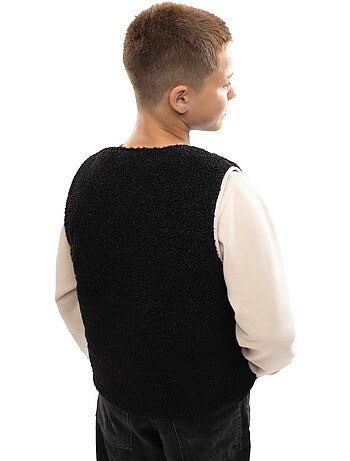 Gilet trapuntato reversibile in sherpa per bambini lifestyle bambini e bambine e