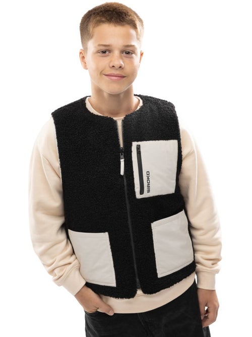 Gilet trapuntato reversibile in sherpa per bambini lifestyle bambini e bambine e - Kiabi Gilet trapuntato reversibile in sherpa per bambini lifestyle bambini e bambine e - Kiabi