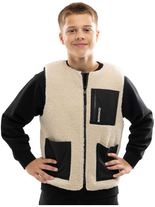 Gilet trapuntato reversibile in sherpa per bambini lifestyle bambini e bambine t - Kiabi Gilet trapuntato reversibile in sherpa per bambini lifestyle bambini e bambine t - Kiabi