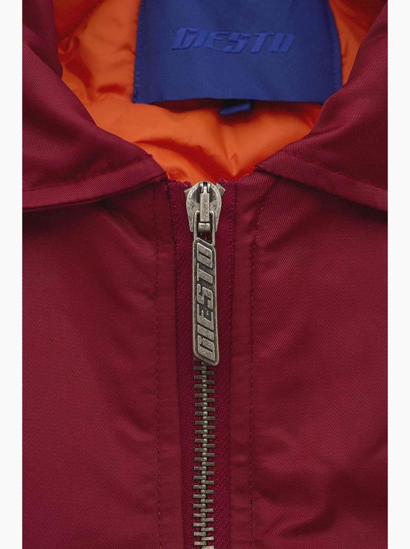 Gilet uomo sagomato giesto Rosso bordeaux - Kiabi