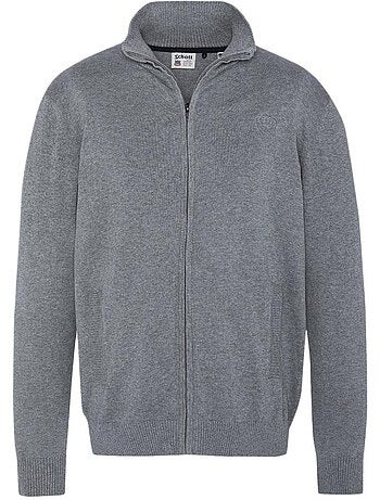 Gilet Uomo Schott con Zip