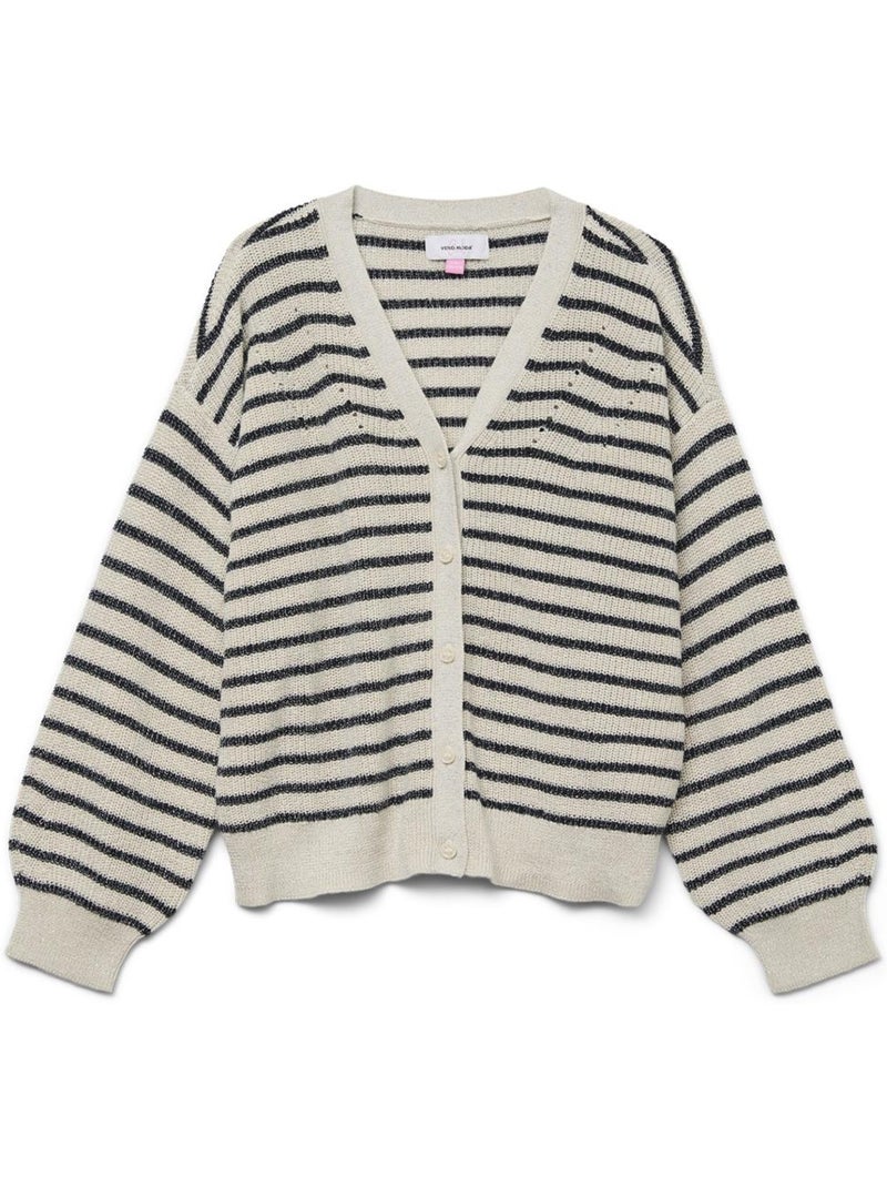 Gilet Vero Moda a Righe per Ragazza Blu marino - Kiabi