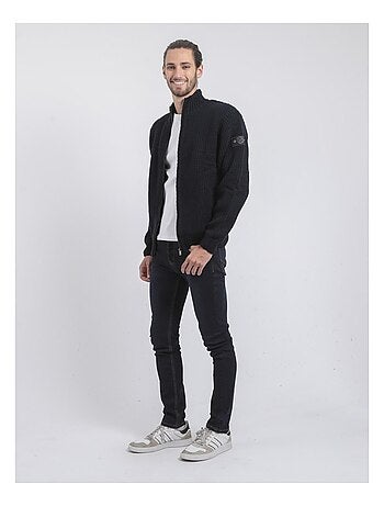 Gilet zip collo alto LUNEL