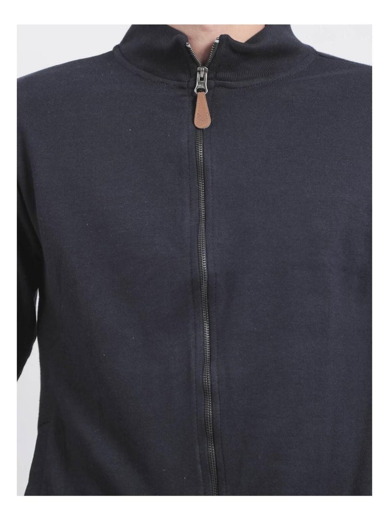 Gilet zip collo alto WITS Blu marino - Kiabi