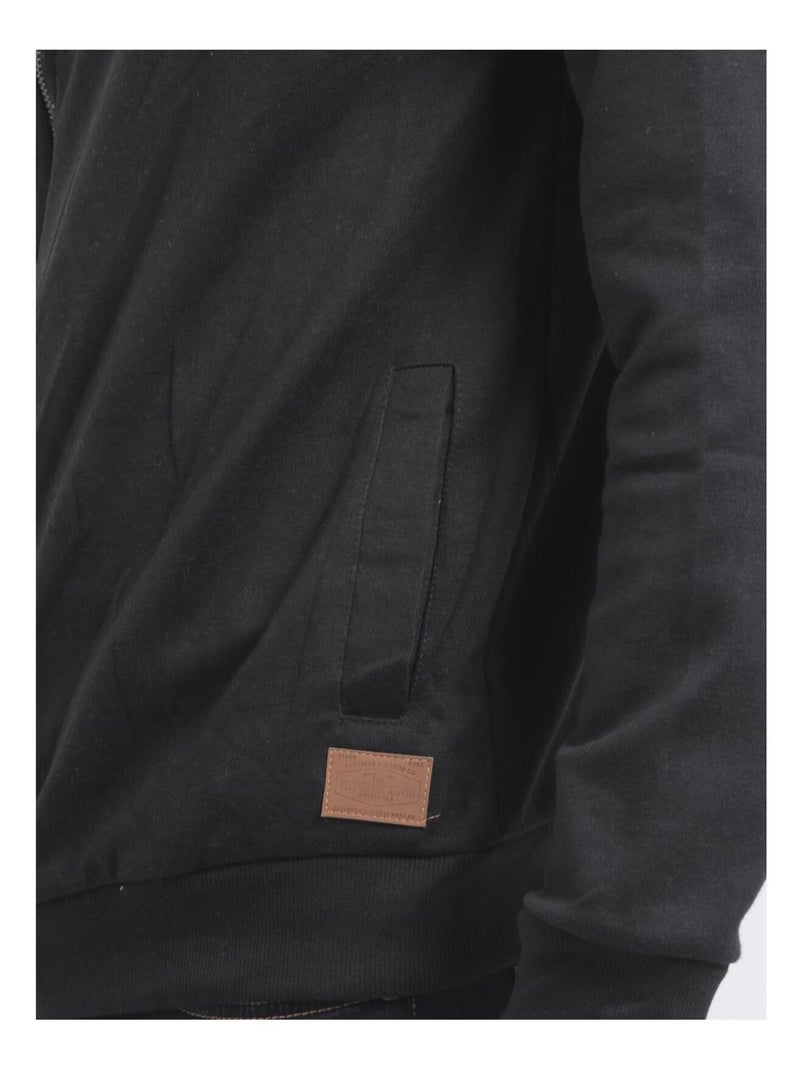 Gilet zip collo alto WITS Nero - Kiabi